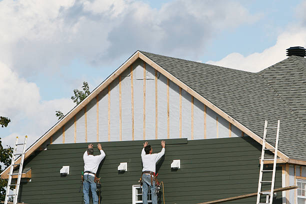 Professional Emergency Siding Repair technician working in Owings Mills, MD